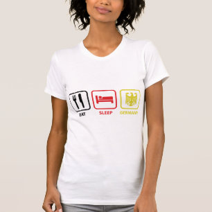 Camiseta Eat Sleep Alemanha