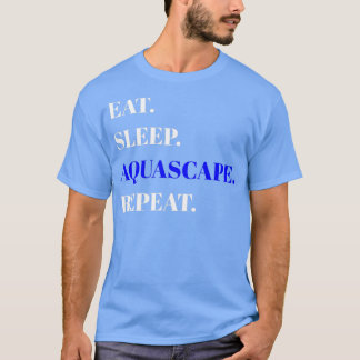 Camiseta Eat Sleep Aquascape Repetir Aquascape Design Simpl