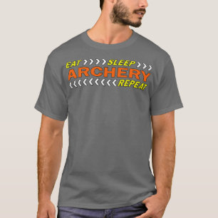 Camiseta Eat sleep archery repeat t