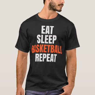 Camiseta Eat Sleep Basketball Repeat Basketball Player Bask
