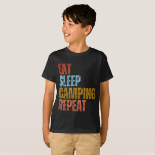 Camiseta EAT SLEEP CAMPING REPEAT