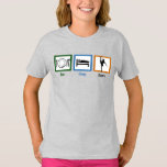 Camiseta Eat Sleep Dance Funny Ballet Dancer Girls<br><div class="desc">When life is dance,  it is all a ballet dancer can think about. A cute Eat Sleep Dance kids t-shirt for a dedicated prima ballerina girl who loves dancing all day and night.</div>