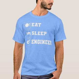 Camiseta Eat Sleep Engineer Rela Person