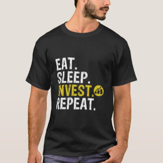 Camiseta Eat Sleep Invest Repeat Trade Investing