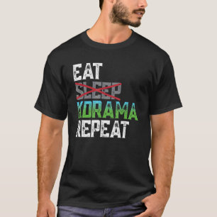 Camiseta Eat Sleep Kdrama Repete K Pop