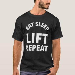 Camiseta Eat Sleep Levantar Repetir