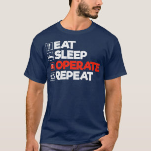Camiseta Eat Sleep Operate Repeat Funny Surgery Surgeon Doc