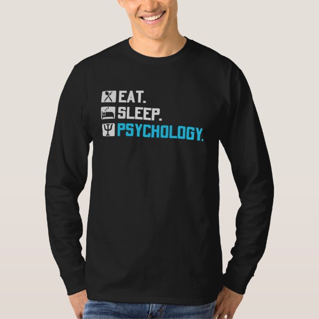 Camiseta Eat Sleep Psychology School Psychologist Teacher G (Frente)
