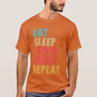 Camiseta Eat Sleep Show Choir Repeat Motivational Ace054D r