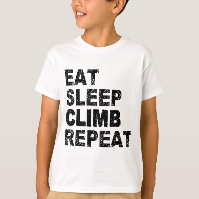 Camiseta Eat Sleep Subir Repetir (Frente)