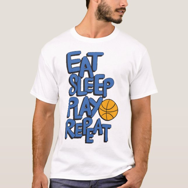 Camiseta Eat slepp play repeat (Frente)