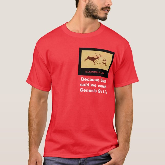 Camiseta EatAnimals.com (Frente)