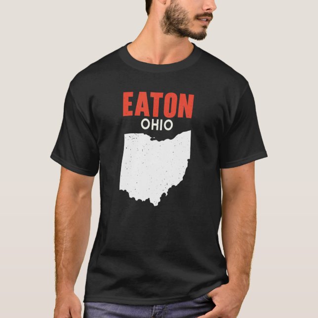 Camiseta Eaton Ohio EUA State America Viagem Ohioan (Frente)