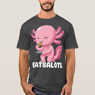 Camiseta Eatsalotl Aolotl Pizza Meican Salamander Walking F