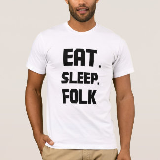 Camiseta eatsleepfolk