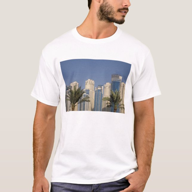Camiseta EAU, Dubai. Torres de Jumeirah Beach Residence (Frente)