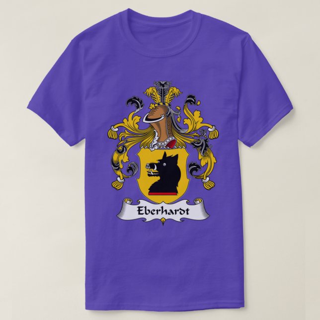 Camiseta Eberhardt Coat of Arms Family Crest  (Frente do Design)