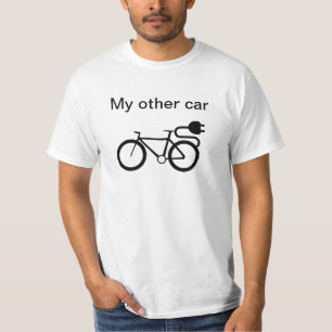 Camiseta EBike meu outro carro é um t-shirt de Ebike