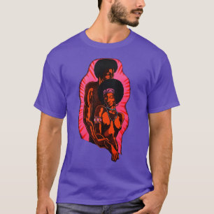 Camiseta Ebony Love 1970s Blacklight poster