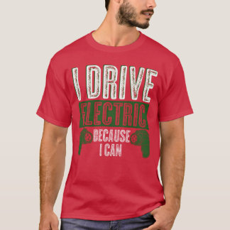 Camiseta ECar Veículo Elétrico Carro Elétrico vintage