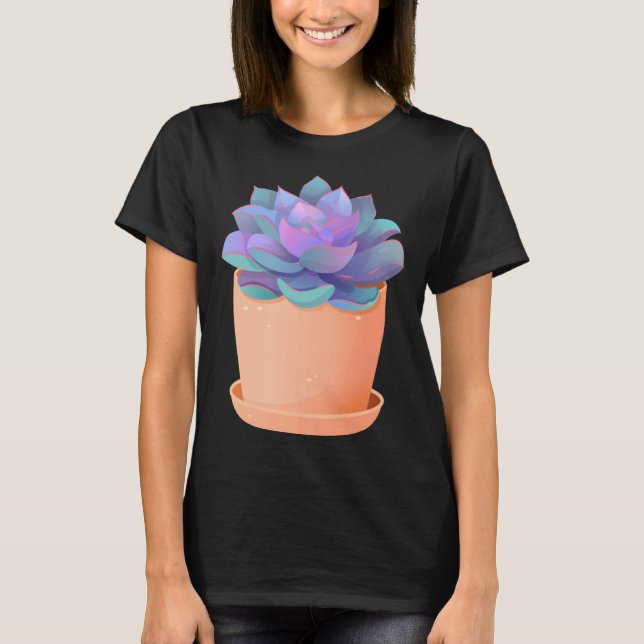 Camiseta Echeveria Perle von Nurnberg Succulent Plan Women (Frente)