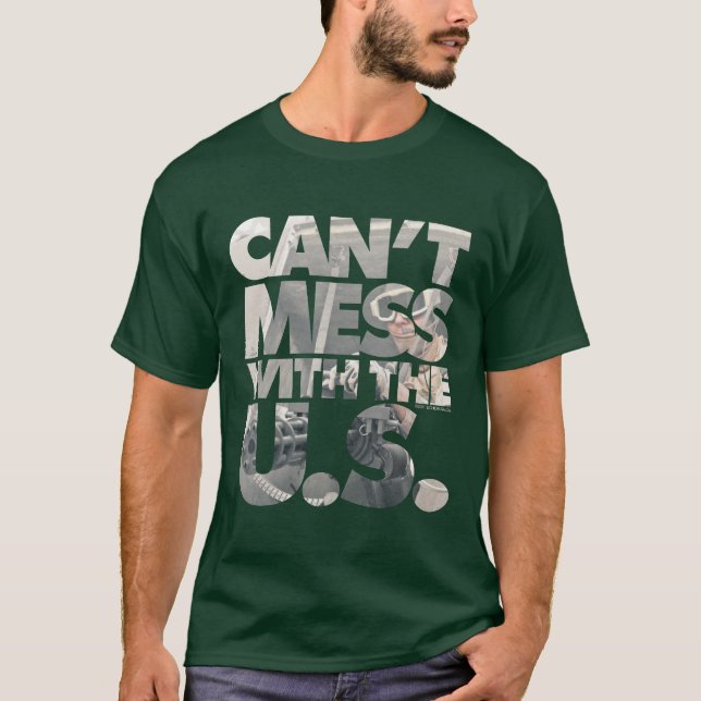 Camiseta Echo1USA não pode sujar com os E.U. (Frente)