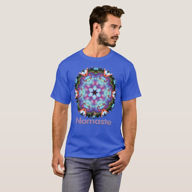 Camiseta Echo Namaste Caleidoscópio (Frente Completa)