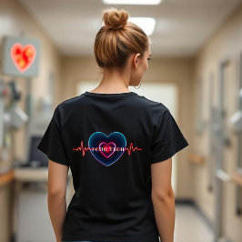 Camiseta Echo Tech | Batimento cardíaco | Coração com EKG