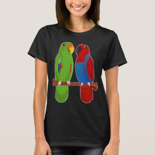 Camiseta Eclectus Parrot Adorable Casal Birds Cute Drake