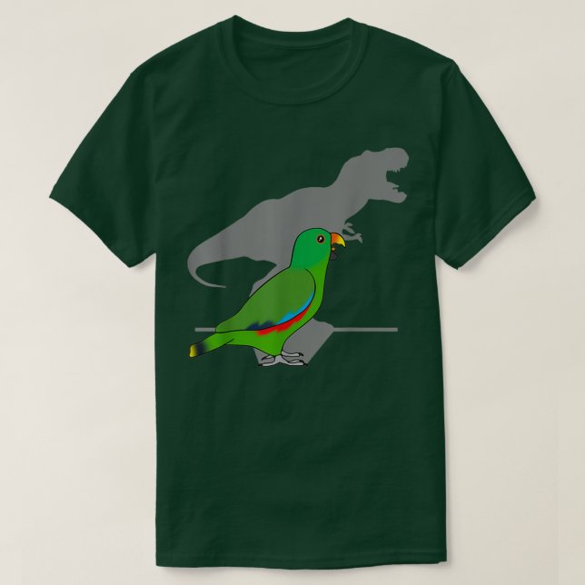 Camiseta Eclectus Parrot engraçado (Frente do Design)