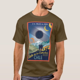 Camiseta Eclipse 2019 solar total do Chile