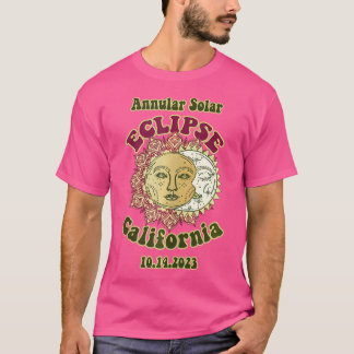 Camiseta Eclipse 2023 Solar Annular 1970S - Astronomia Retr