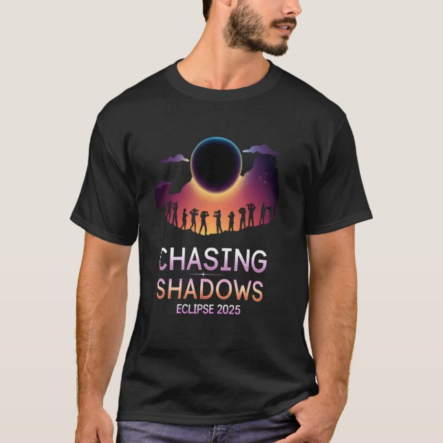 Camiseta Eclipse 2025 Observador Celeste Evento Solar (Frente)