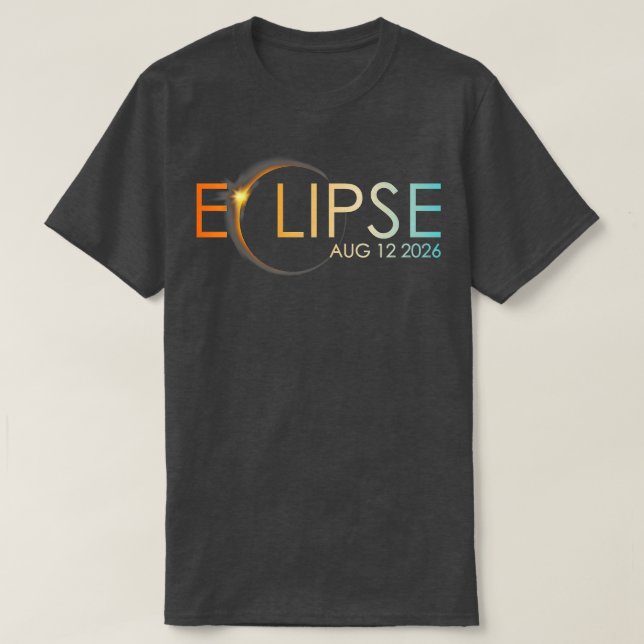 Camiseta Eclipse 2026 (Frente do Design)