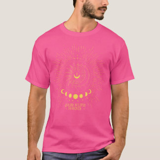 Camiseta Eclipse April 8 2024 Boho Celestial Moon Phases To