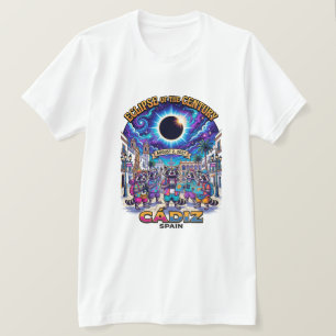 Camiseta Eclipse Do Século 2 De Agosto De 2027 Grupo Cadiz