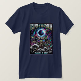 Camiseta Eclipse Do Século Cthulhu Lovecraft