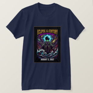 Camiseta Eclipse Do Século Cthulhu Lovecraft Eldritch