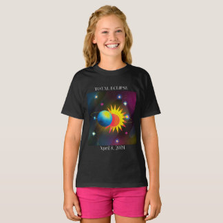 Camiseta Eclipse Flare 04.08.24 Total de Eclipse Solar EUA
