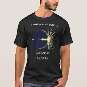 Camiseta Eclipse Flare 04 08 24 Total Eclipse Solar Arkansa