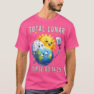 Camiseta Eclipse Lunar Total 14 De Março De 2025 Astronomy