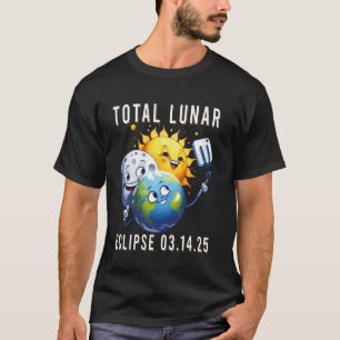 Camiseta Eclipse Lunar Total 14 Março 2025 Astronomia Sol T