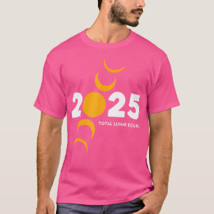 Camiseta Eclipse Lunar Total 2025 14 de Março de 2025 Lua d