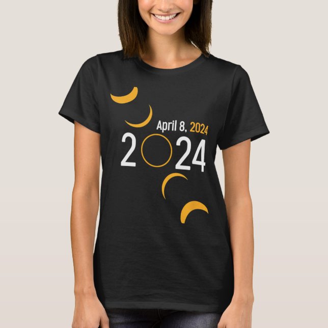 Camiseta Eclipse Solar 2024 (Frente)