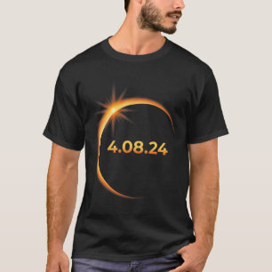 Camiseta Eclipse Solar 2024 América Totalidade 04 08 24 Spr