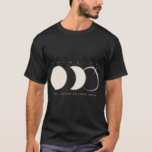 Camiseta Eclipse Solar 2024 Astronomia Total do Eclipse