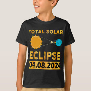 Camiseta Eclipse Solar 2024 Eclipse Solar Total 4.08.24 7