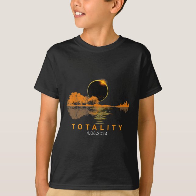 Camiseta Eclipse Solar 2024 Eclipse Solar Total 4.08.24 Gui (Frente)