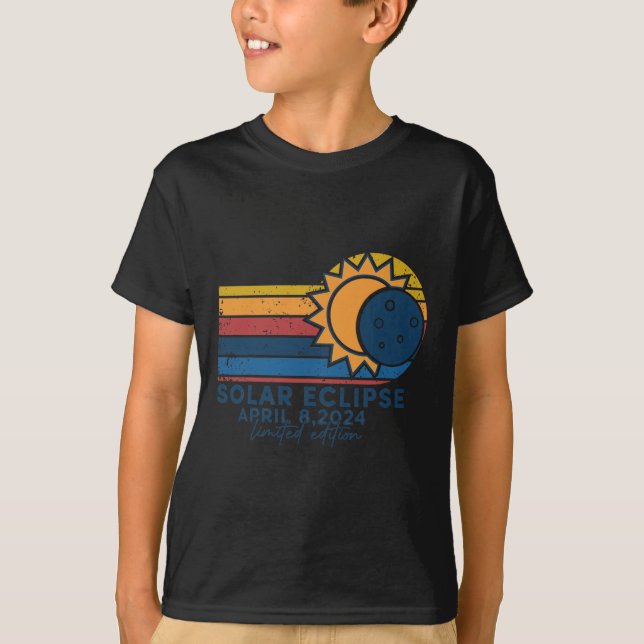 Camiseta Eclipse Solar 2024 Eclipse Solar Total abril 8 202 (Frente)