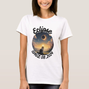 Camiseta Eclipse Solar, 2024 Glasse de Eclipes Solares Vest